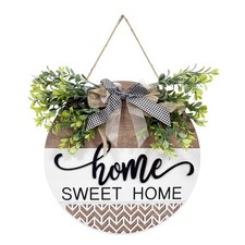13 Inch Wooden Welcome Sign Front Door Hanging Farmhouse Porch Decor