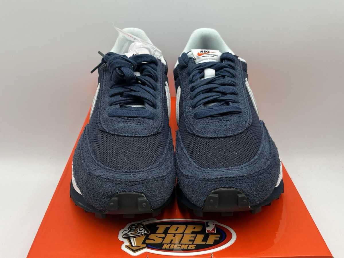 DS New Nike Fragment Design Sacai LDV Waffle Blackened Blue 2021
