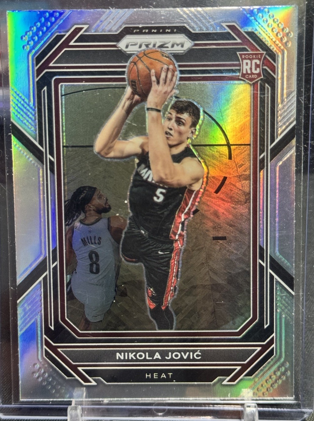 2022-23 Prizm Nikola Jovic Rookie Silver Prizm #236 NBA Miami Heat RC