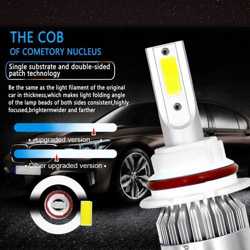 For Chevrolet Venture 1997-2005 9004 LED Headlight Bulbs Hi-Low Beam 6000K White - Picture 9 of 11