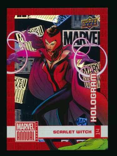 Scarlet Witch [Hologram] #14 Marvel 2020 Upper Deck Annual card