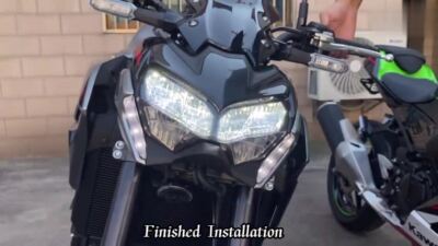 For KAWASAKI Z650 Z400 Z900 2020-2024 LED Headlight High Low
