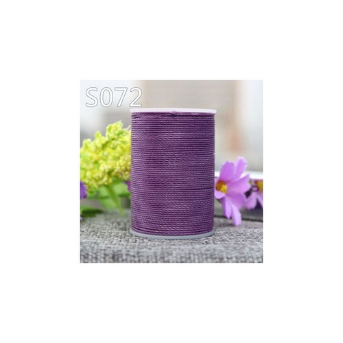 Professional 3 Strands Waxed Lined Thread 0.65mm 85M hand sewing leathercraft - Picture 36 of 49
