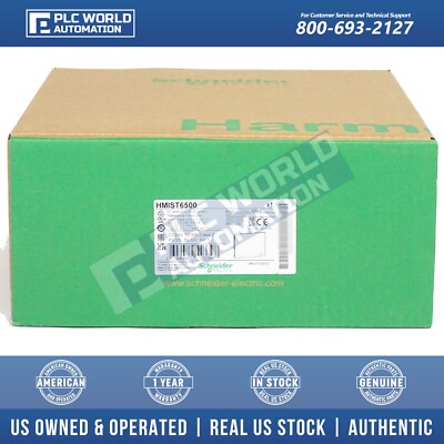 Schneider Electric HMIST6500 Harmony ST6, 10-inch Wide Screen, Color, New Sealed