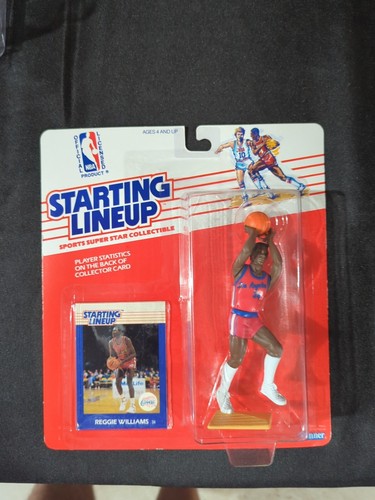 1988 Starting Lineup First Year NBA Reggie Williams With Protective Case C Pics - Picture 2 of 13
