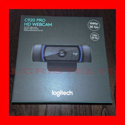 NEW Logitech C920 Pro HD 1080p Webcam - w/ Mic, Autofocus, & Light Correction