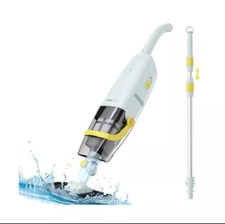 (2024 Upgraded) Lydsto Handheld Pool Vacuum with Telescopic Pole, Cordless Re...