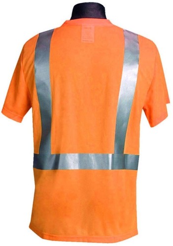 Camisetas Radians ST11-2POS Hi-Viz Naranja Clase 2 Hi-Viz con Malla Transmitente Maxi-Dri - Imagen 14 de 18
