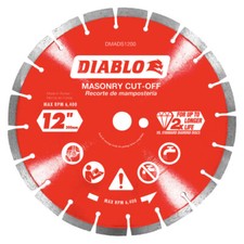 NEW FREUD DIABLO DMADS1200 MASONRY DIAMOND SEGMENTED 12" SAW BLADE CUT OFF