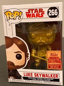 gold luke skywalker funko