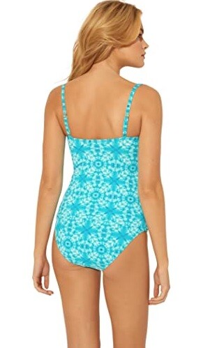 Bleu Rod Beattie LAGUNA TIE-DYE Halter Tankini Swim Top, US 4 - 第 3/4 張圖片