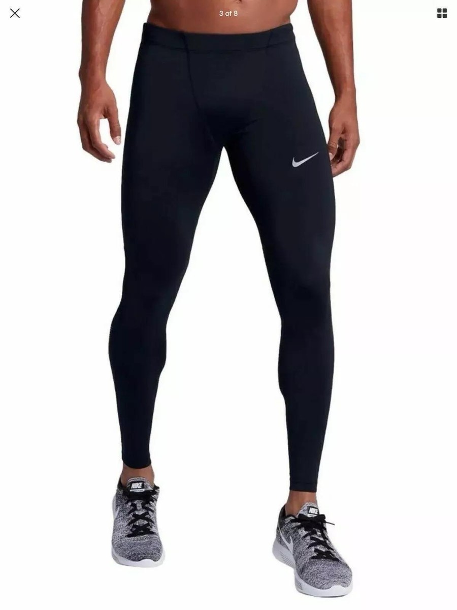 nike men's power tech running tights