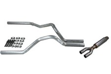 Dodge Ram 1500 Truck 94-03 2.5 Dual Truck Exhaust Kits With Glasspack