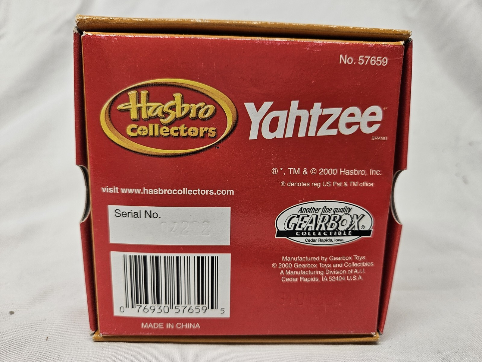 Limited Edition 1931 Stearman Bi-Plane Yahtzee Ornament Collectable Gift