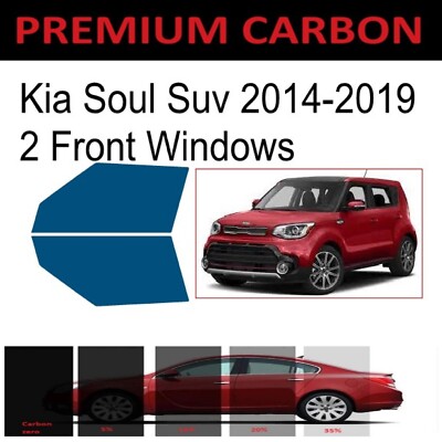 Premium Nano Carbon Window Tint fits Kia Soul Suv 2014-2019 Precut Tint