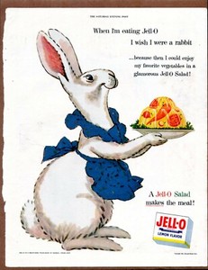 1954 JELLO Original Vintage Promo Ad