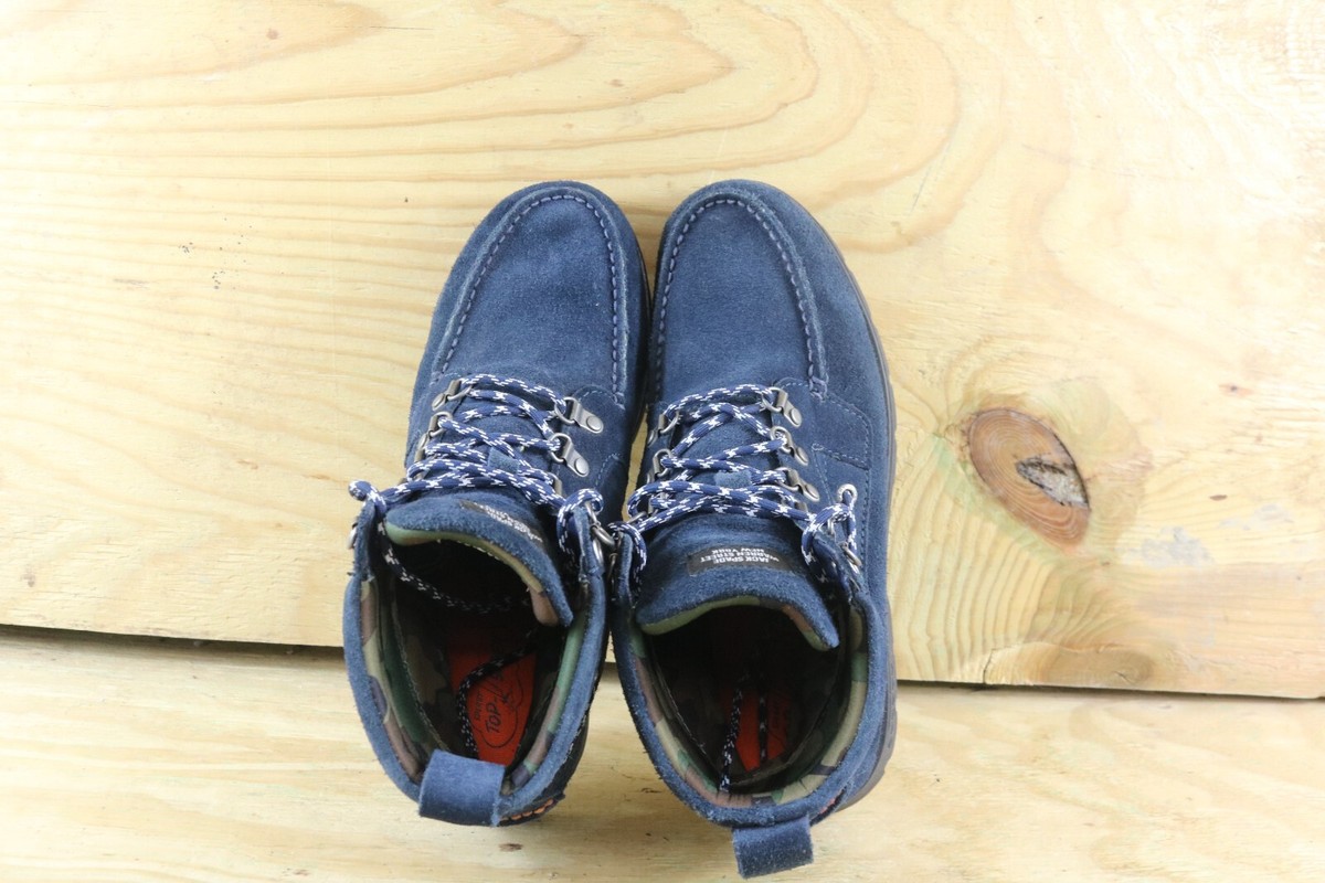 Sperry Top Sider x Jack Spade Mens Sz 8M Boots Blue Suede  display picture 1