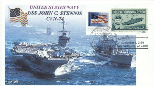USS JOHN C. STENNIS CVN-74 Aircraft Carrier 25th Anniv. Color Photo Pictorial PM