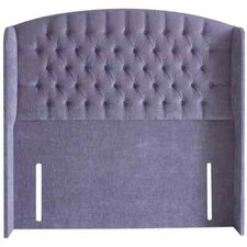 54" Chesterfield Upholstered Floor Standing Headboard Plush Velvet Double King