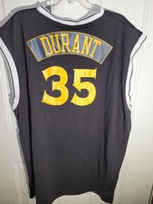 Adidas NBA Jersey Golden State Warriors Kevin Durant Black Alternate Men's XL