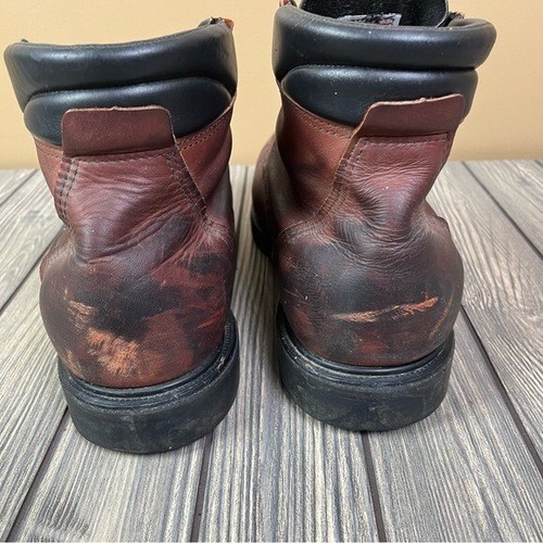 Red Wing Boots Men's Size 14 H Red Leather - Picture 13 of 16