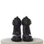 thumbnail 3 - GUCCI 1250$ Women&#039;s Ankle Boot With Double G In Black Leather