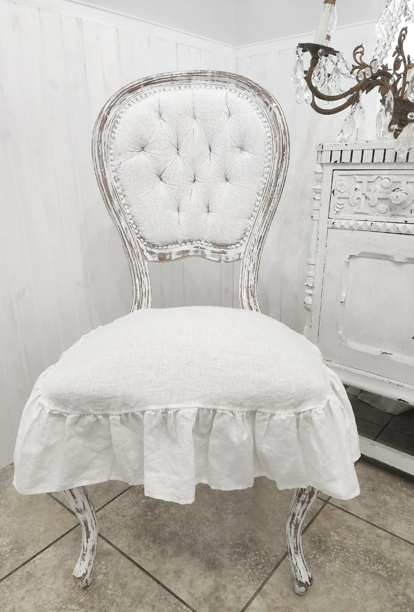 Linen look dining chair covers sale