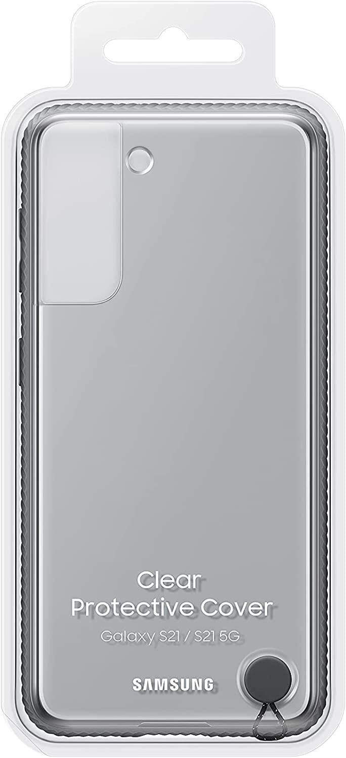 Original Samsung Galaxy S21+ 5G Clear Protective Cover Black Edge Case - Image 2