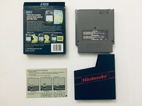 GOLF (NES) PAL, KOMPLETT - F&Uuml;R SAMMLER, KLEINE BOX, RAR!, CiB, OVP&nbsp;