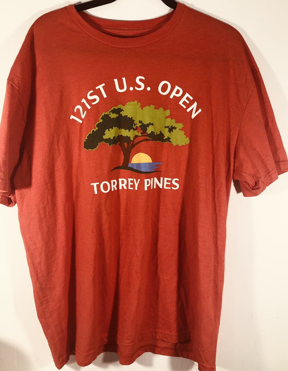 121st US Open Torrey Pines XL Mens Red Graphic Logo Short