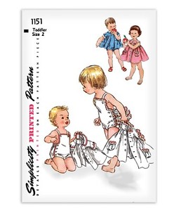 One Piece Dress Jacket Romper Simplicity 1151 Girls Toddler Ruffle Playsuit 2 2t Ebay