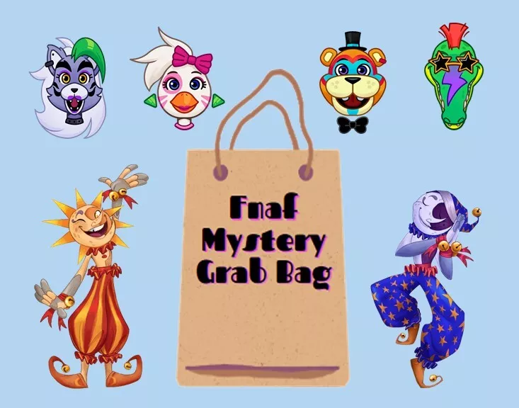 You Choose! FNAF Handmade Anime Manga Game Earrings, Charm Grab Bag Gift  Set!