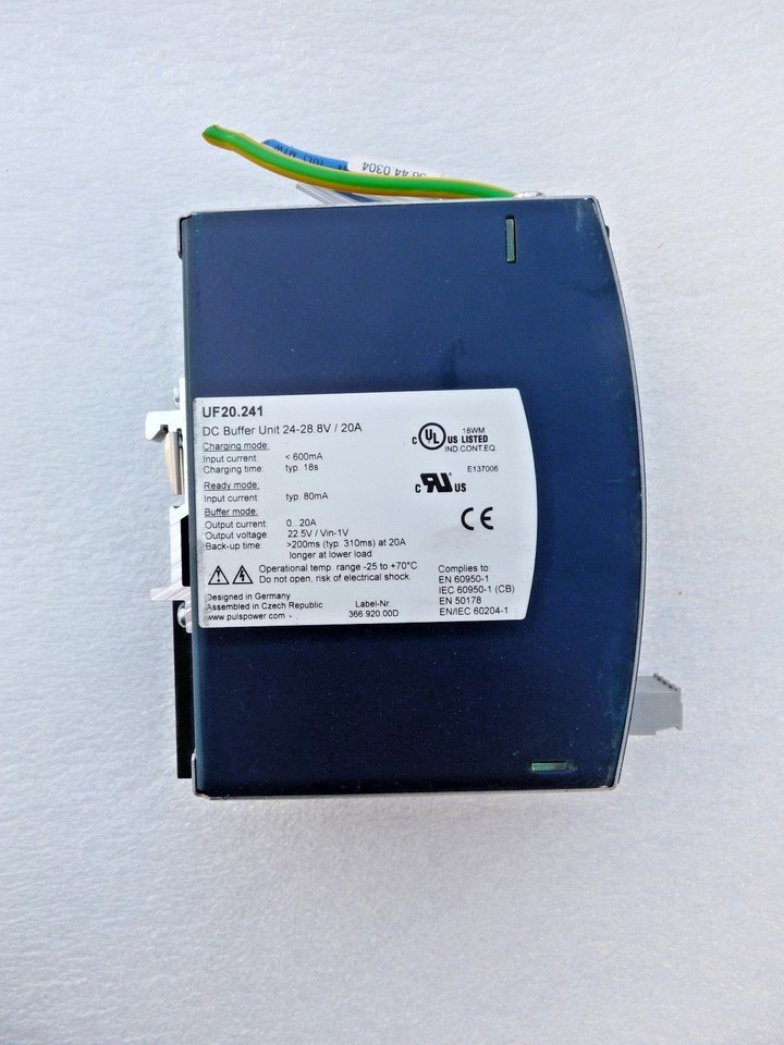 Dc Buffer Module PULS UF20.241 DC BUFFER MODULE UNIT 24V 20A | eBay