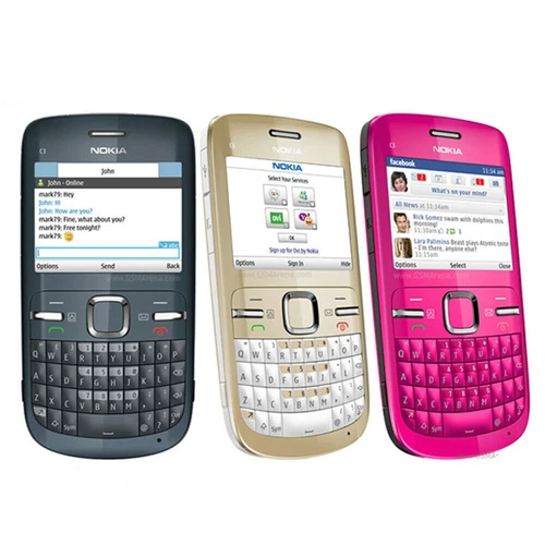 Original Nokia C Series C3-00 Unlocked Mobile Phone Bluetooth FM JAVA 2MP WIFI - Bild 3 von 37