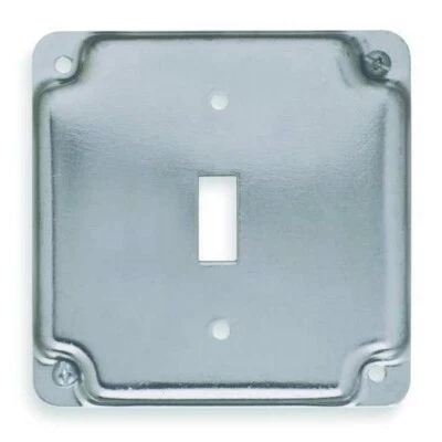 APPLETON ELECTRIC 4" Steel 2-Gang Electrical Box Cover Toggle Switch (Raco 800C) NEW Appleton 8361