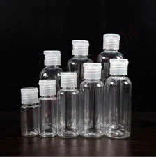 20/50/60/100ml Clear Plastic Refill Mist Pump Travel Reuse Empty Lotion Bottles