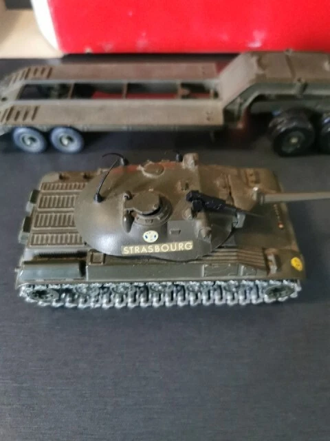 Solido 211 Bis Tracteur Berliet T12 Porte Char Avec Son Char (Voir Description)  - Photo 2/4