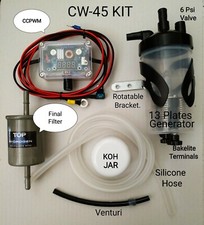 Hho Generator 13 Plates Cw-45 Digital Kit Ccpwm Carbon Clean Free Shipping.