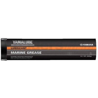 Yamaha Yamalube Marine Grease 14 Ounce Cartridge Orange Black Grey White