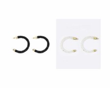 Women Eclipse Hoop Earrings Christmas Boho Crystal Beads Fashion Ear Jewelry