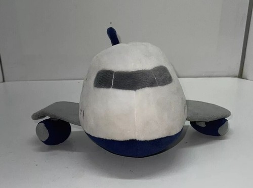 Delta Air Lines Plush Airplane Toy Works 8” Length Aviation Transportation - Picture 2 of 8