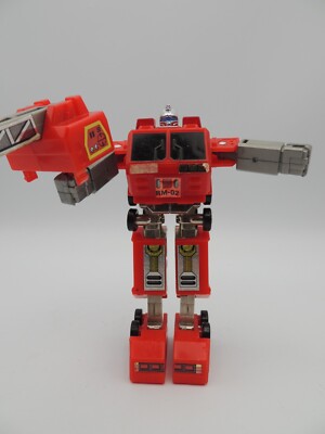 Gobot Bandai – FIRE CHIEF RM-02 – Light & Sound – Transformers GoBots 1993