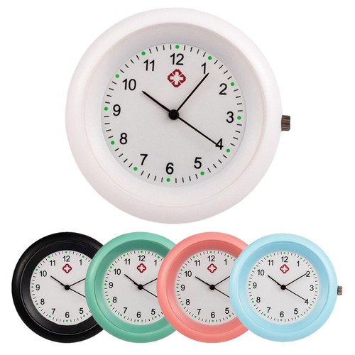 Silicone Nurse Brooch Tunic Fob Watch Nursing Nurses Pendant Pocket Watch