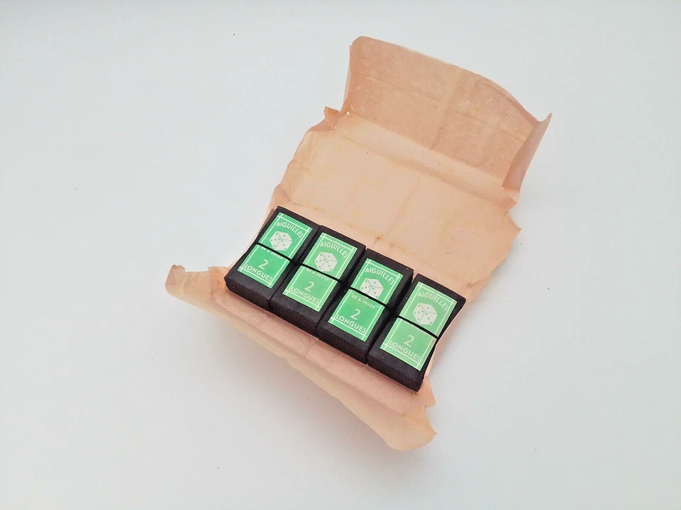 Vintage Nähnadeln №2 lang – Frankreich 1920–30 – im Original-Brief – selten - Bild 4 von 4