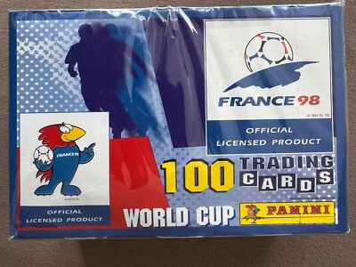 1998 Panini FIFA World Cup Soccer Card Sealed UNOPENED BOX TRADING
