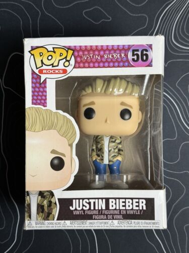 Funko POP ! Rocks : Figurine vinyle Justin Bieber #56 avec protection gratuite - Photo 1/7