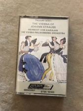 The Vienna Of Johann Strauss Von Karajan Cassette Ships N 24h