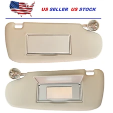 Sun Visor For Dodge Ram 1500 2002-2009 2500 3500 2003-2009 Left + Right Set Pair