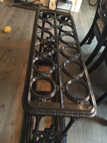 Antique cast iron hotel- lobby umbrella / cane stand display holder super cool! - Picture 4 of 13