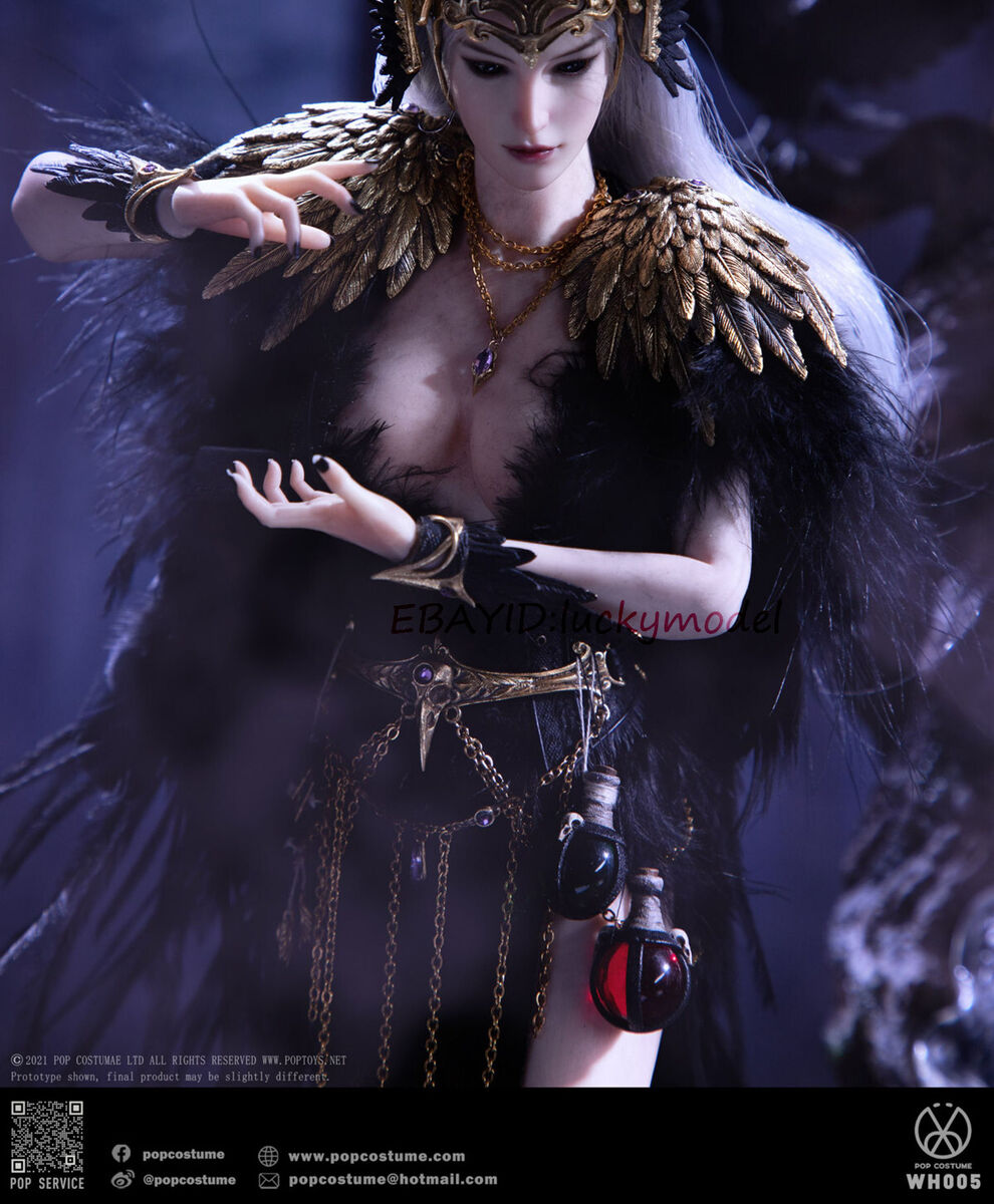 POP COSTUME 1/6 WH005 Witch Hunter - Raven Woman Deluxe POP COSTUME 1/6 WH005 Witch Hunter - Raven Woman Deluxe